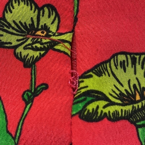 ZARA Collection jumpsuit tied around neck floral print bright colors Size S - Picture 14 of 16